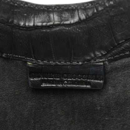Nancy Gonzalez Crocodile Hobo Black 6 of 9