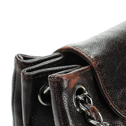 Chanel Glazed Caviar Pocket In The City Tote Brown 8 of 8