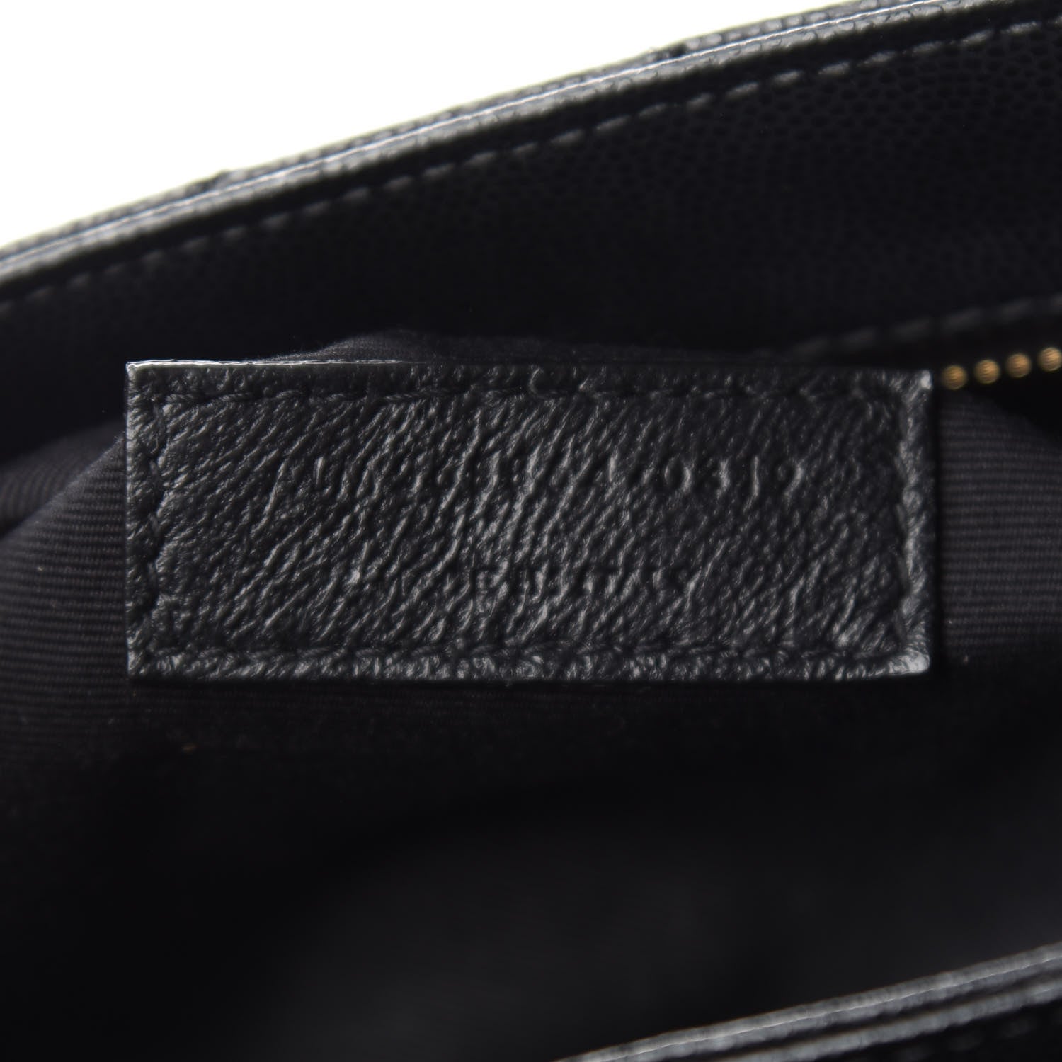 Saint Laurent Grain De Poudre Matelasse Chevron Medium Tribeca Shopping Bag Black 7 of 9