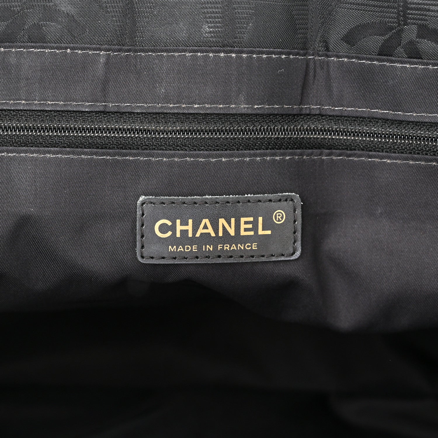 Chanel Nylon Medium Travel Tote Black 6 of 14