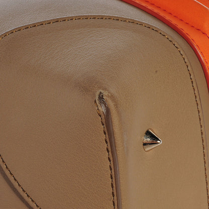 Givenchy Matte Calfskin Medium Bi-Color Lucrezia Beige Orange 5 of 10