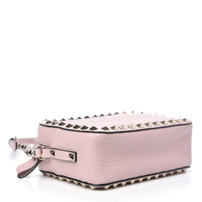 Valentino Garavani Pebbled Calfskin Rockstud Camera Crossbody Bag Cipria 4 of 8
