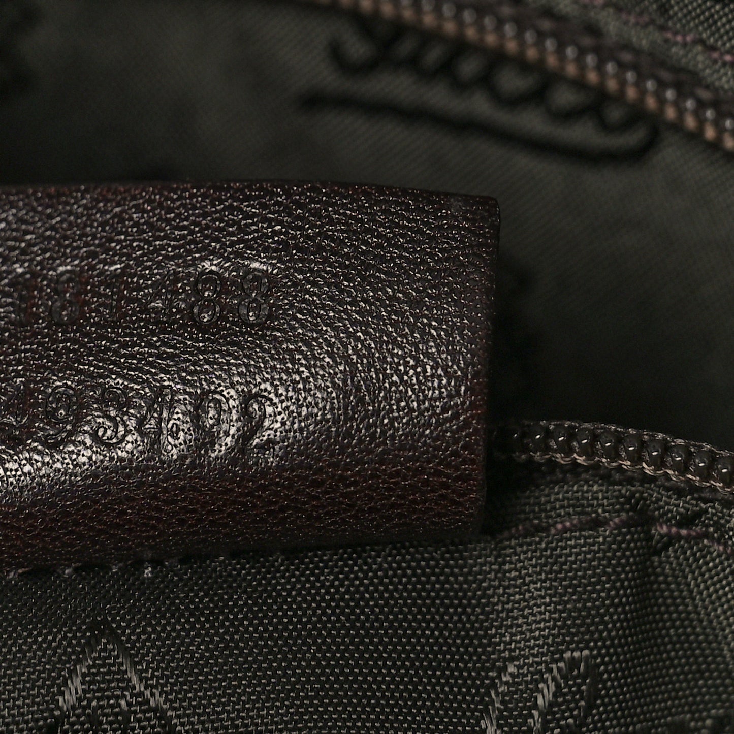 Crystal Monogram Large Duchessa Boston Dark Brown