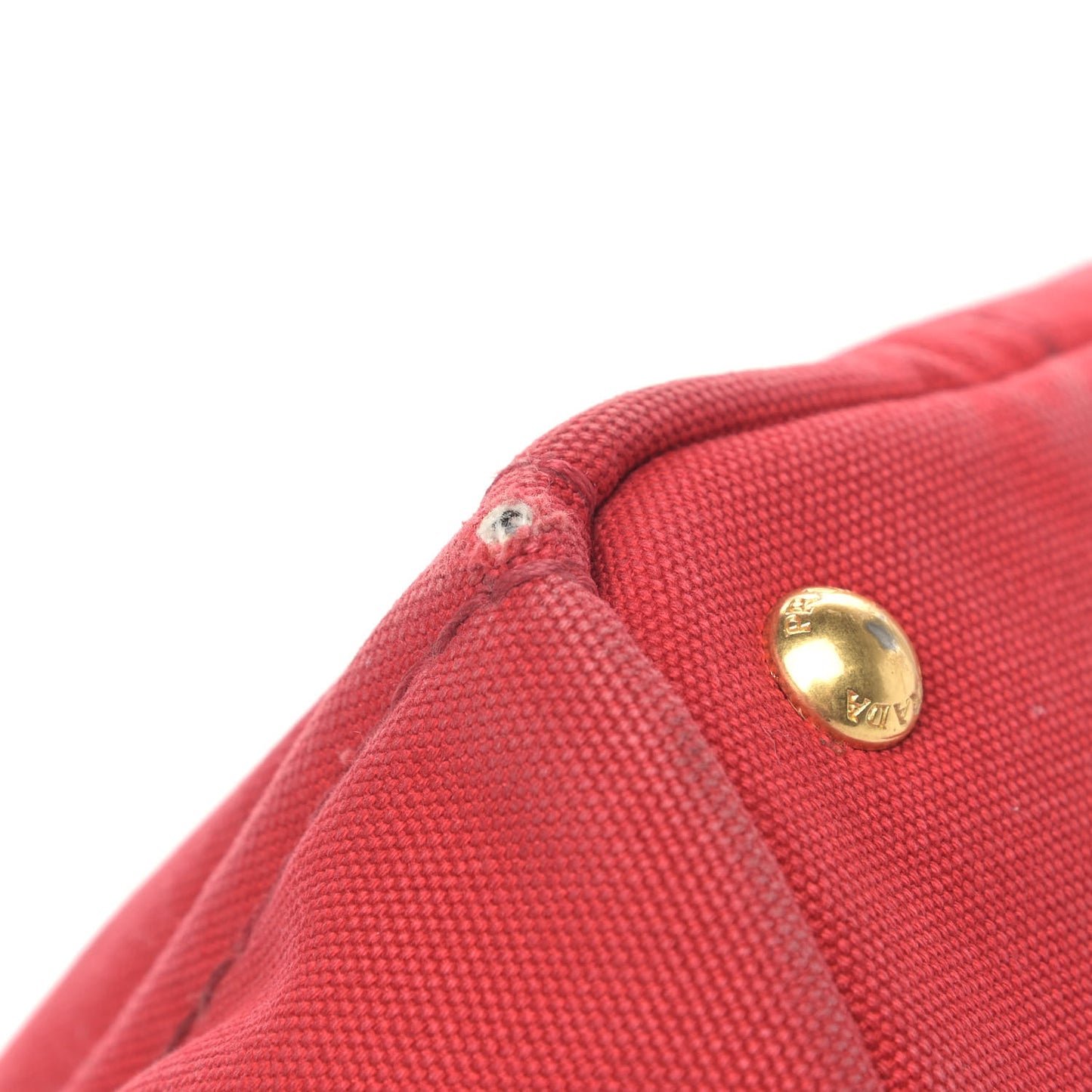 Canapa Logo Shopping Tote Rosso