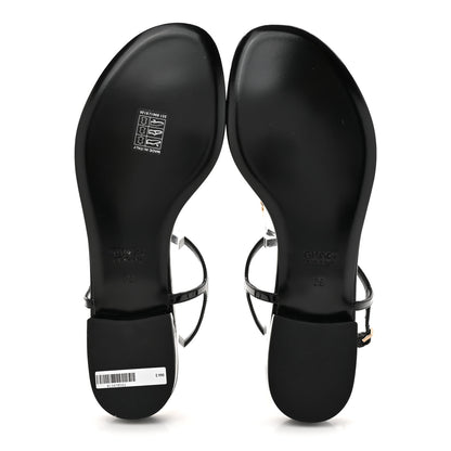 Gucci Patent Signoria Thong Sandals 39 Black 6 of 11