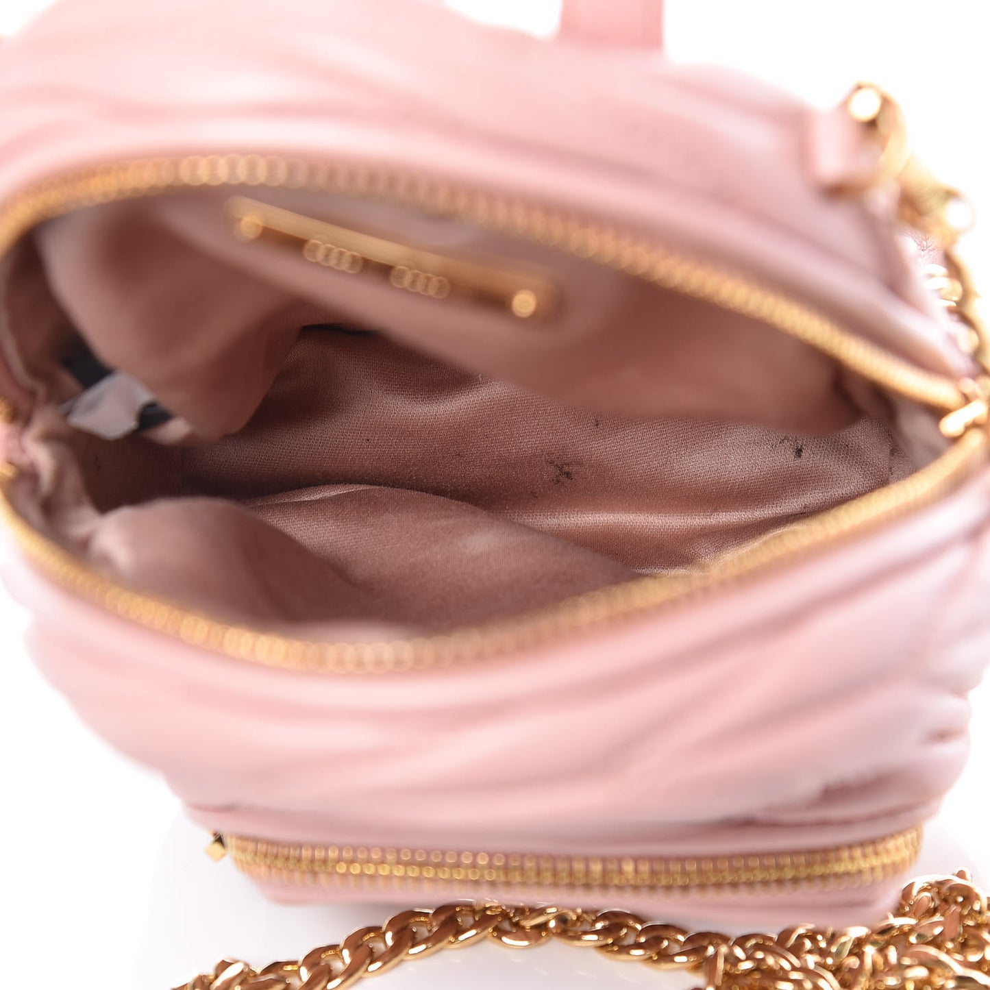 Nappa Matelasse Mini Backpack Orchidea