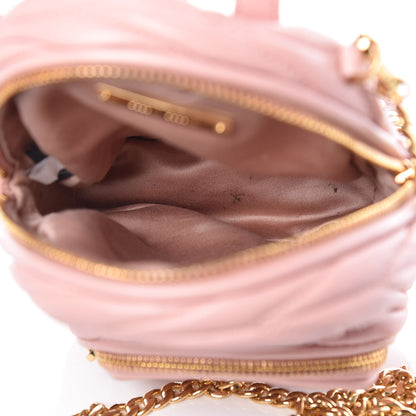 Miu Miu Nappa Matelasse Mini Backpack Orchidea 5 of 14