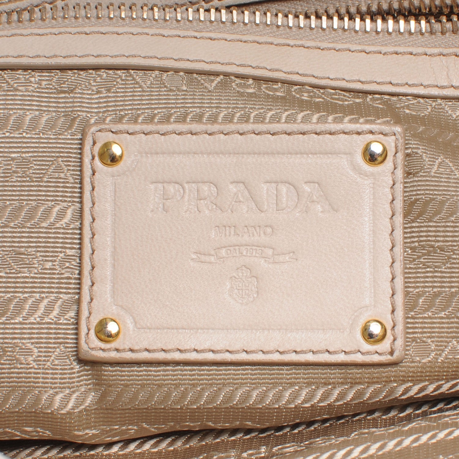 Prada Nappa Dressy Gaufre Ruched Clutch 7 of 9