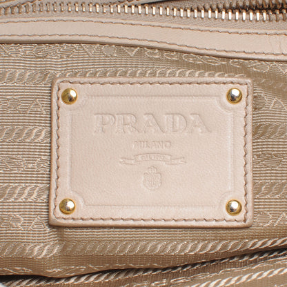 Prada Nappa Dressy Gaufre Ruched Clutch 7 of 9