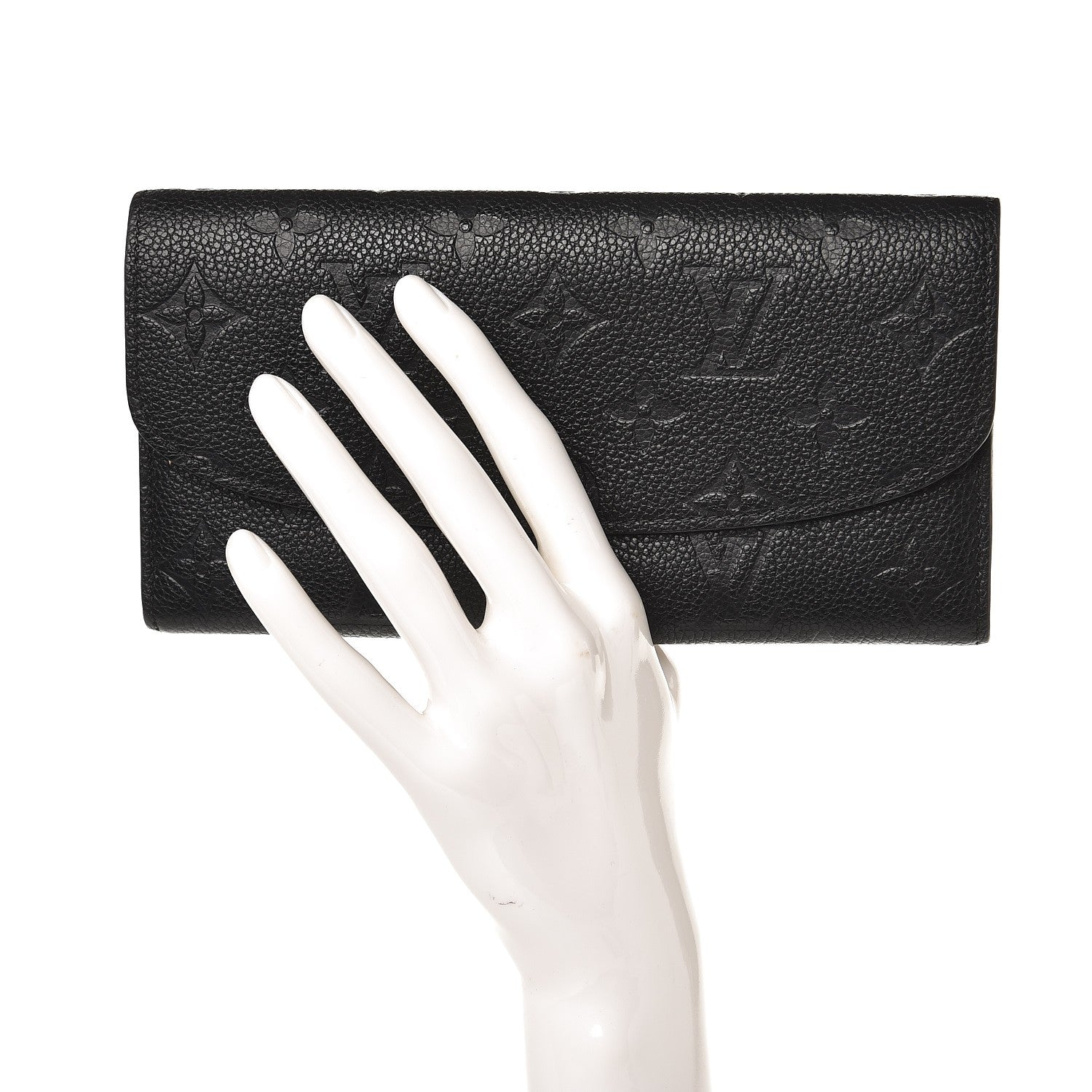 Louis Vuitton Empreinte Emilie Wallet Black Dune 2 of 6