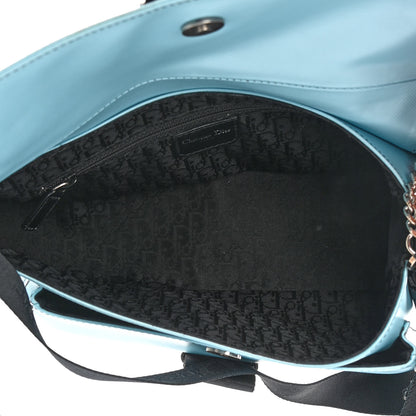 Christian Dior Coated Canvas Crystal Hardcore Bag Light Blue 5 of 10