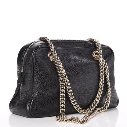 Gucci Pebbled Calfskin Small Soho Bowler Black 3 of 7