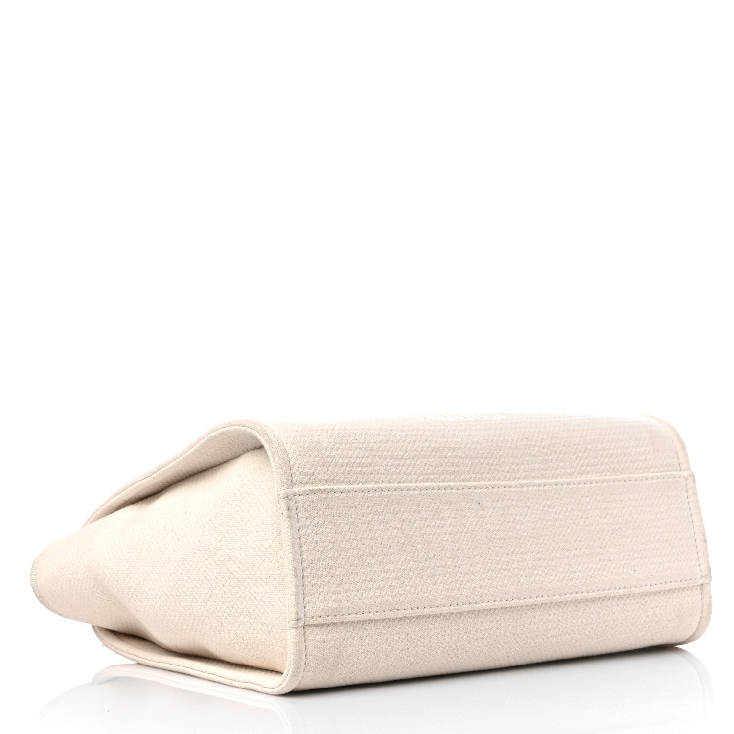 Chanel Mixed Fibers Small Deauville Tote White 5 of 13