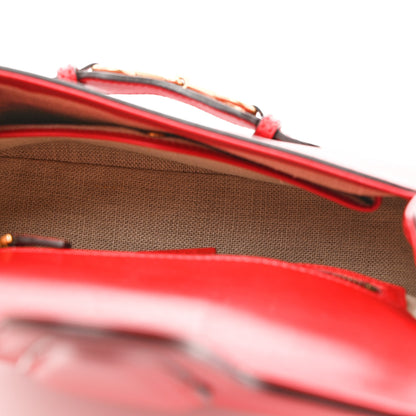 Gucci Ruinart Calfskin Medium Lady Web Shoulder Bag Hibiscus Red 5 of 12