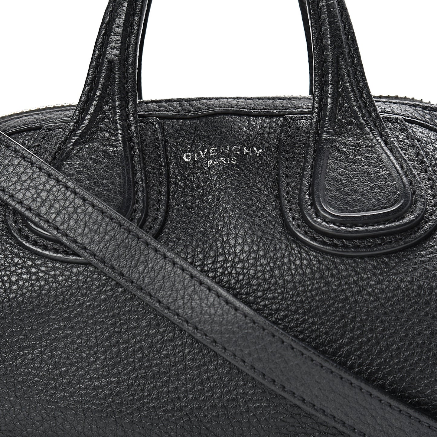 Waxed Calfskin Micro Nightingale Black