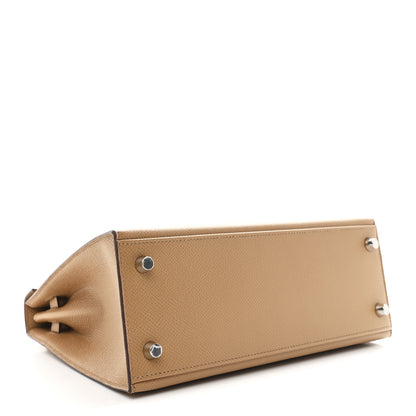 Hermes Epsom Kelly Sellier 25 Biscuit 4 of 11
