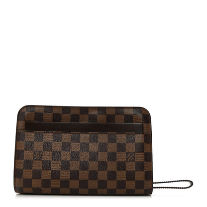 Louis Vuitton Damier Ebene Pochette Saint Louis Clutch 1 of 7