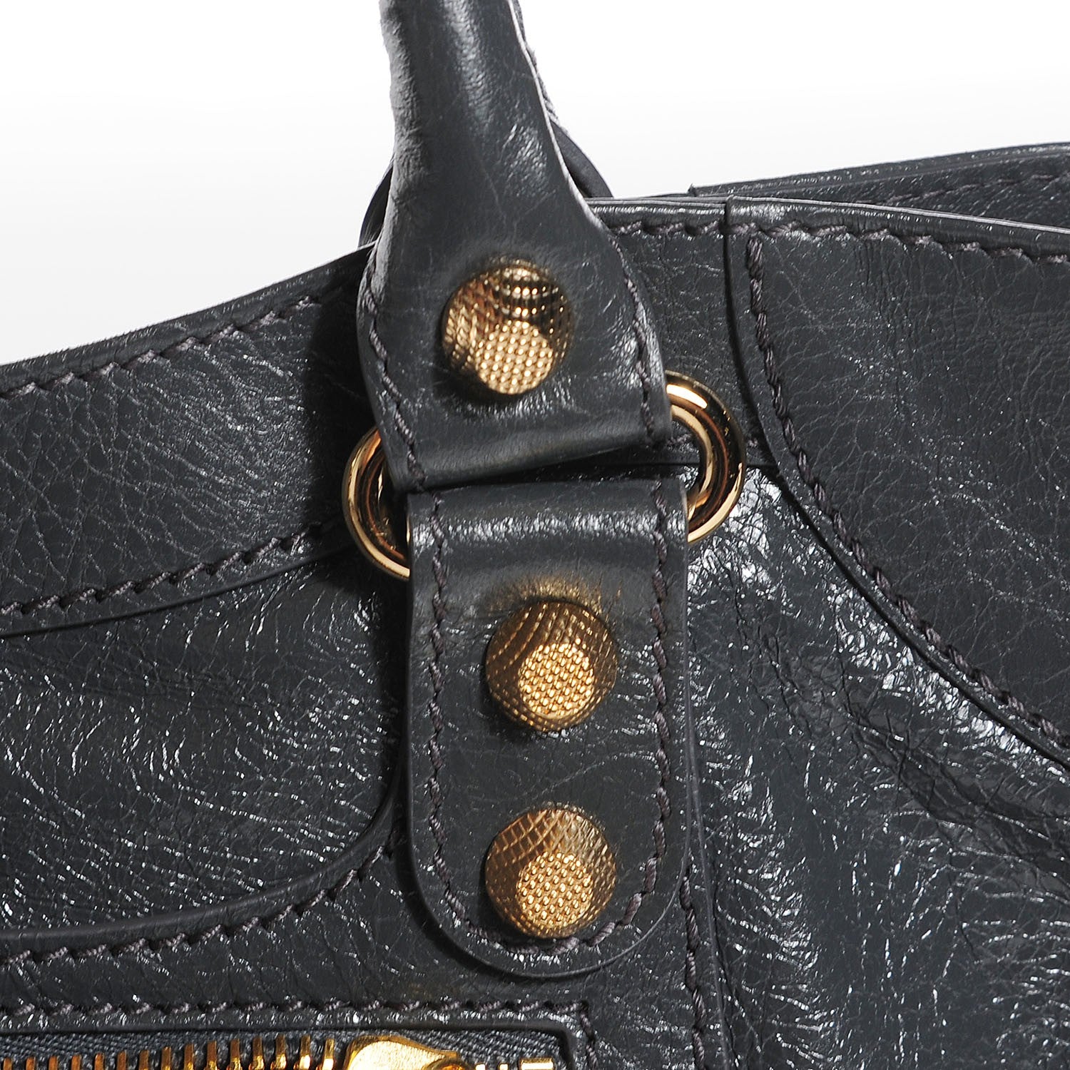 Balenciaga Agneau Giant 12 Gold Hardware Velo Gris Fossile Anthracite 7 of 14