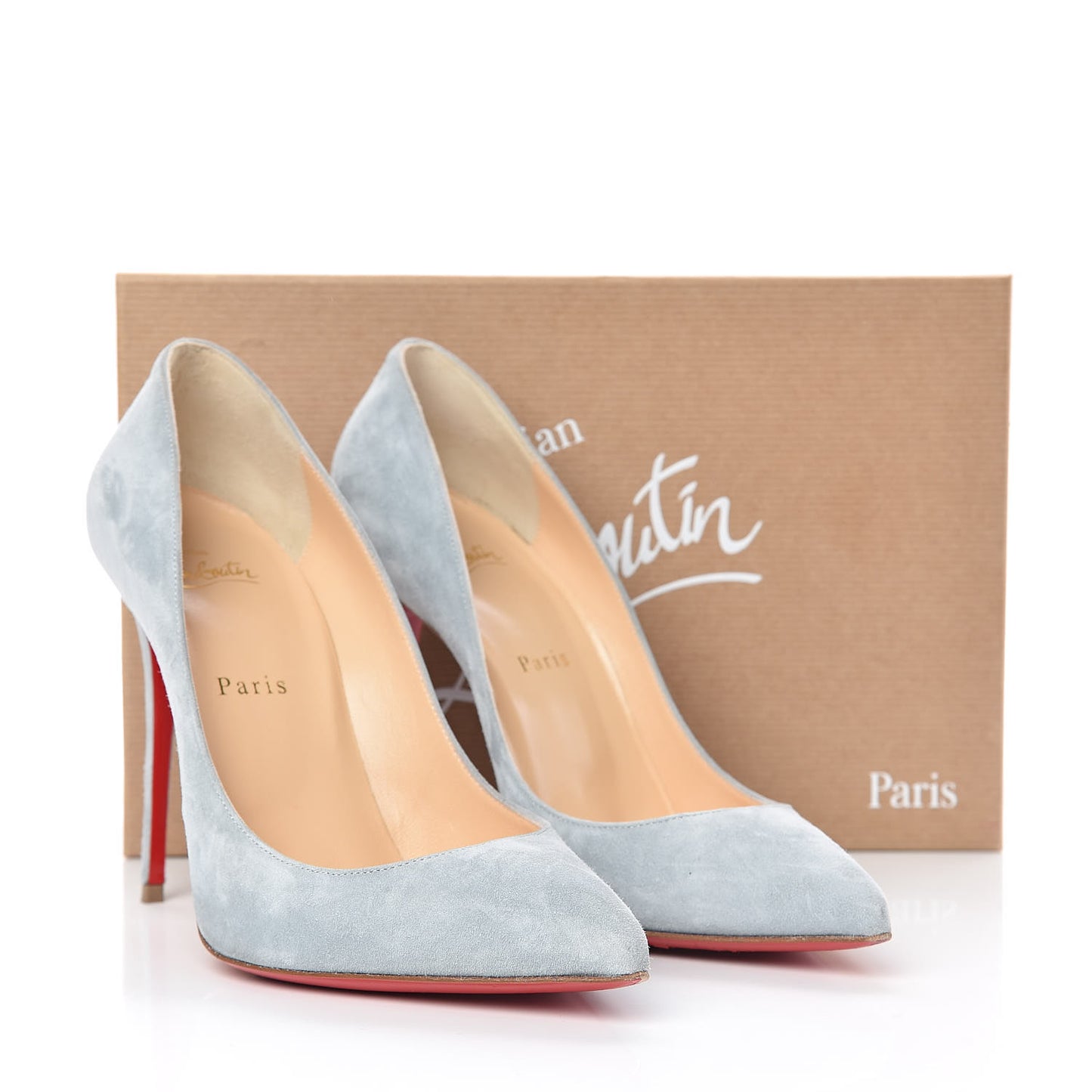 Veau Velours Pigalle Follies 100 Pumps 39.5 Nuage