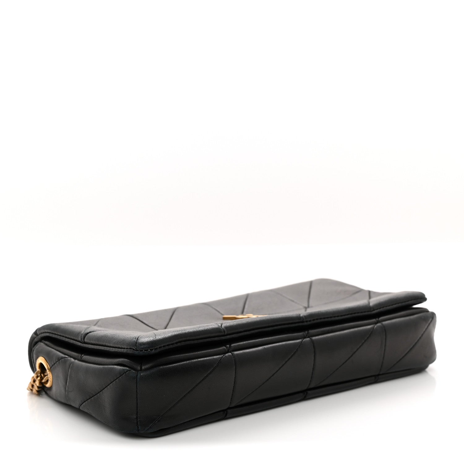Saint Laurent Lambskin Patchwork Monogram Medium Jamie Black 4 of 10