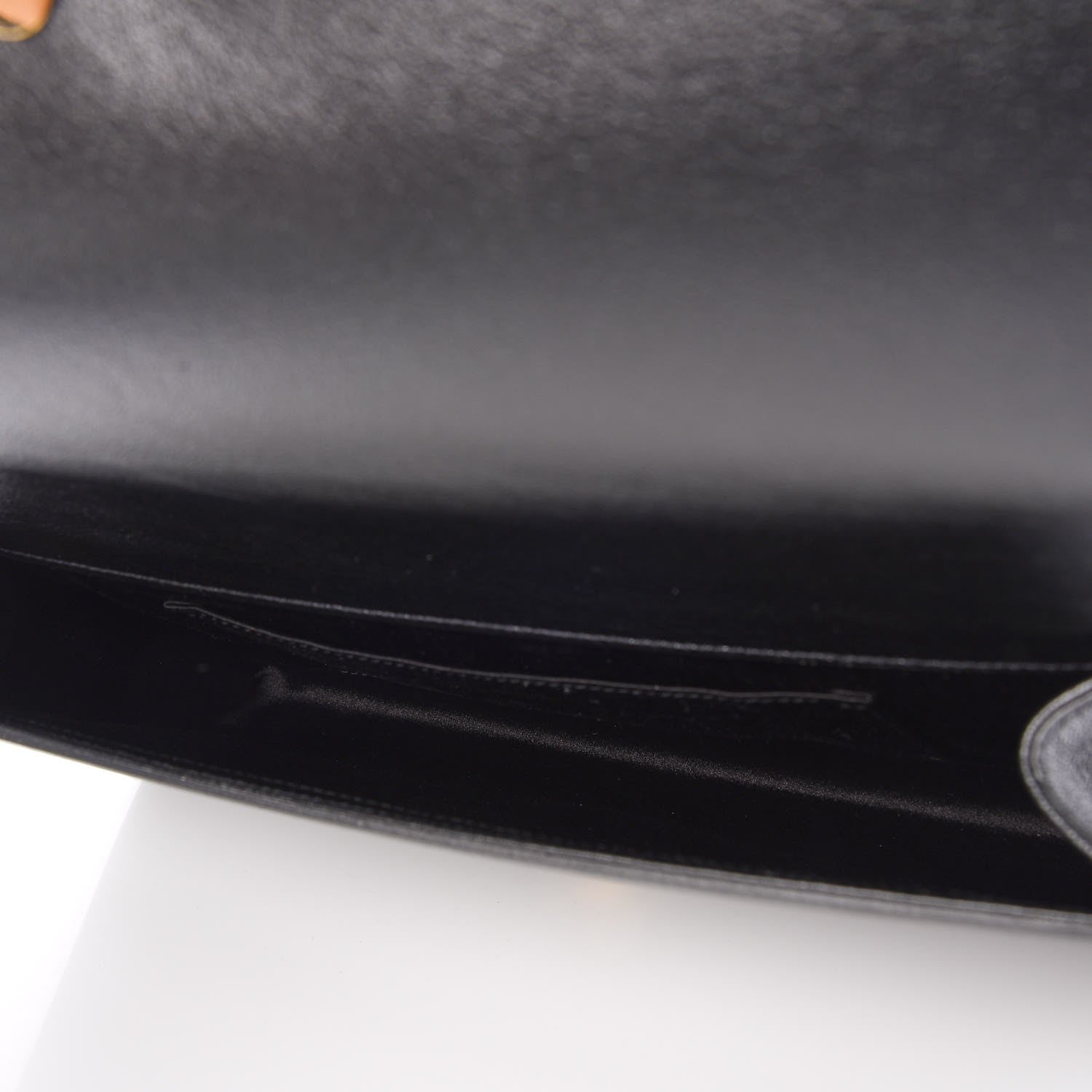 Saint Laurent Calfskin Monogram Large Belle De Jour Clutch Black 5 of 7