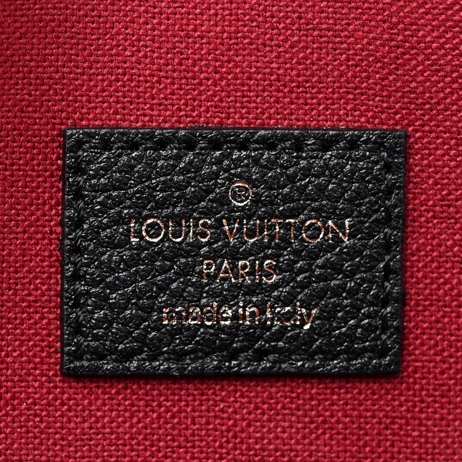 Louis Vuitton Empreinte Monogram Giant Felicie Pochette Black Beige 7 of 16
