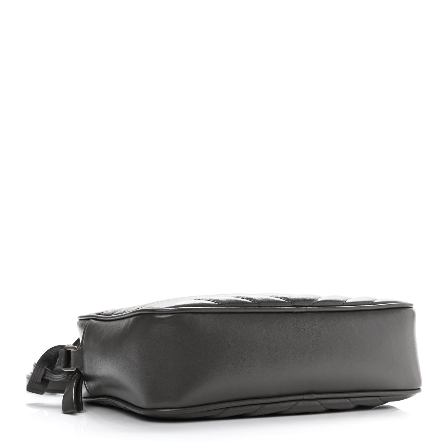 Saint Laurent Calfskin Matelasse Monogram Lou Camera Bag Sea Pebble 4 of 14
