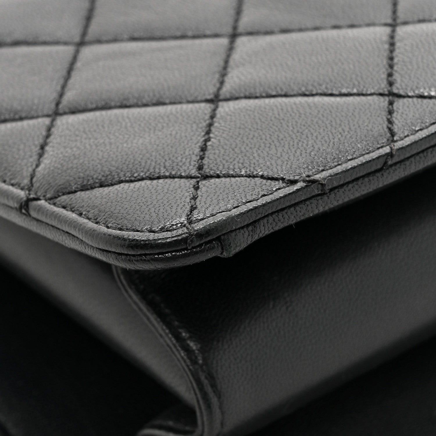 Chanel Sheepskin Quilted Beauty Lock Flap Black 14 of 19