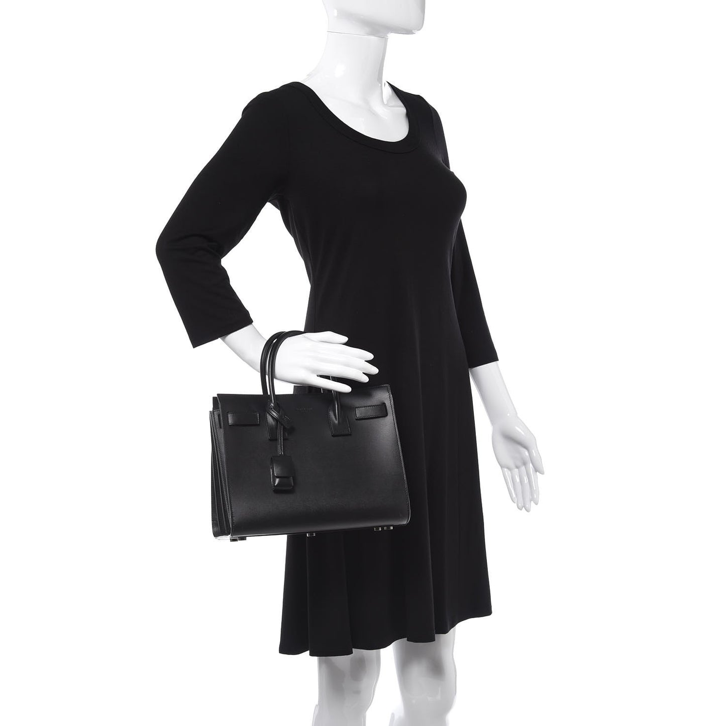 Calfskin Baby Sac De Jour Black