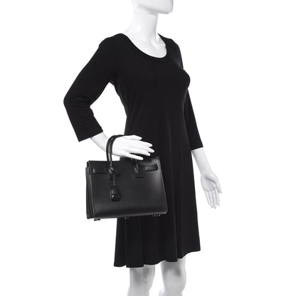 Saint Laurent Calfskin Baby Sac De Jour Black 2 of 12