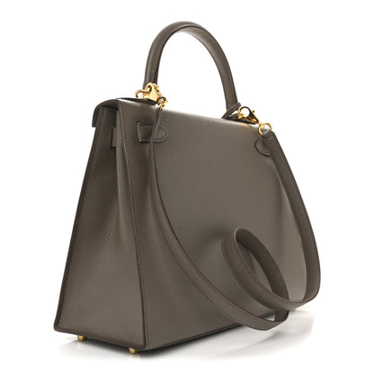 Hermes Epsom Kelly Sellier 28 Etain 3 of 18