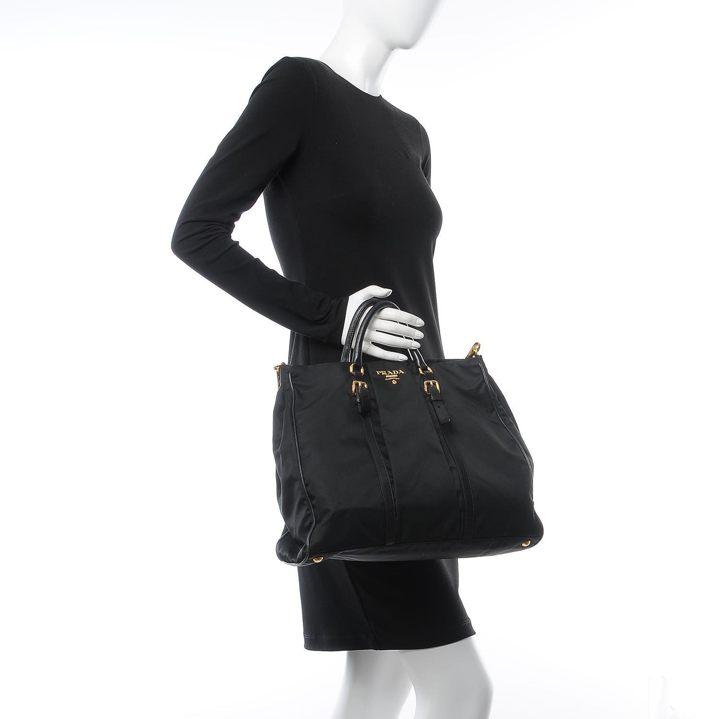 Tessuto Nylon Tote Black