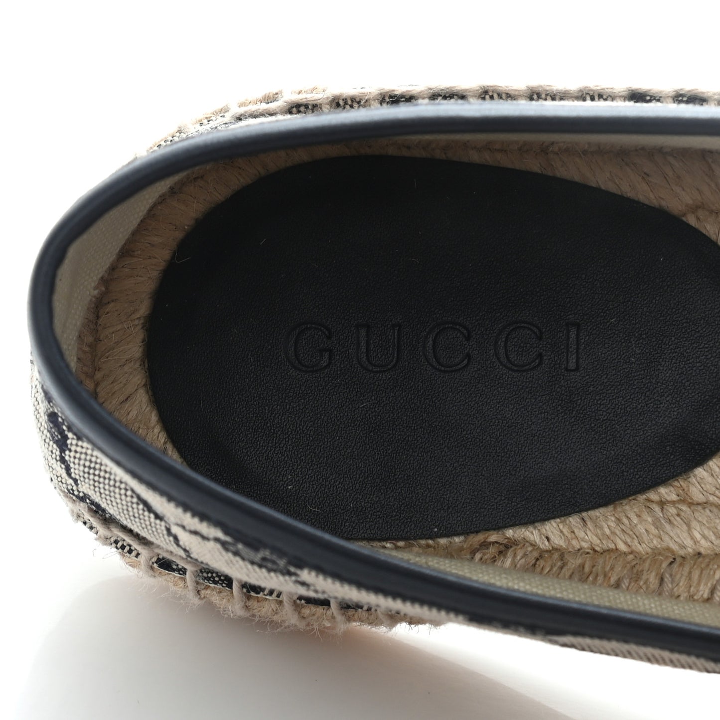 Monogram Miro Soft Calfskin Mens Espadrilles 6.5 Beige Blue