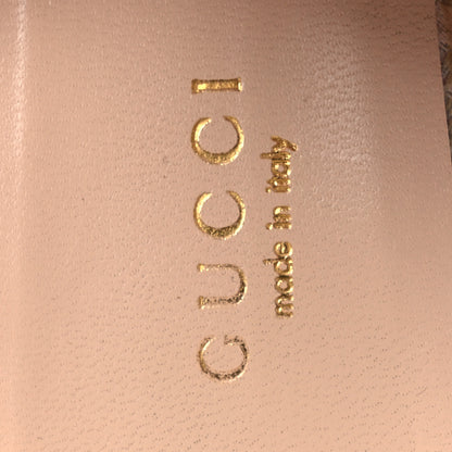 Gucci Monogram Macro GG Nappa Charlotte Womens Princetown Slippers 38 Beige Perfect Pink 9 of 13