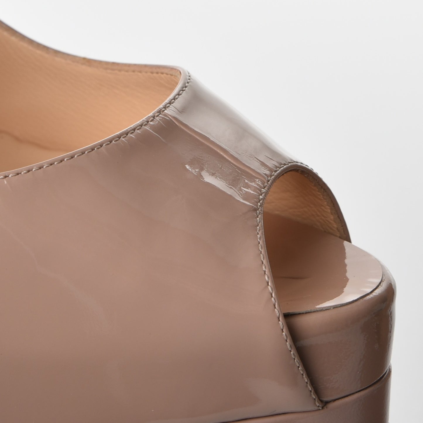 Patent Very Prive 120 Pumps 39 Nude