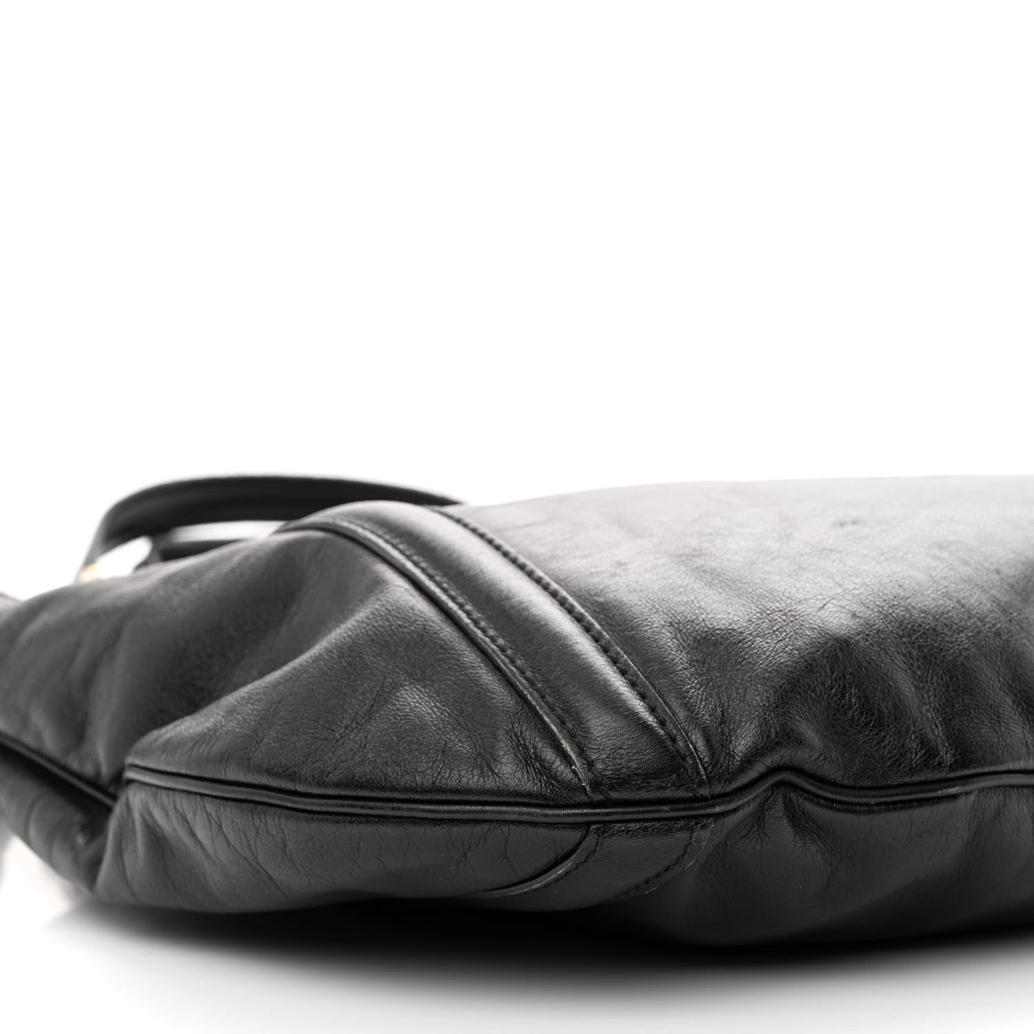 Gucci Calfskin Medium Britt Tote Black 9 of 13