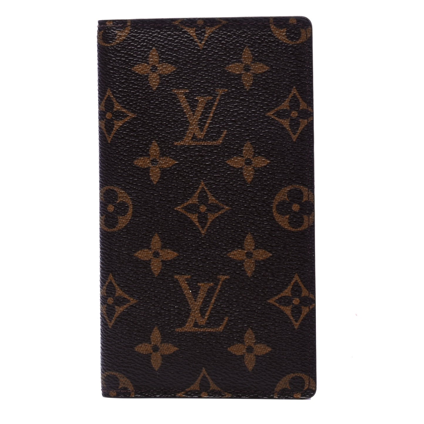 Monogram Checkbook Holder Case Wallet