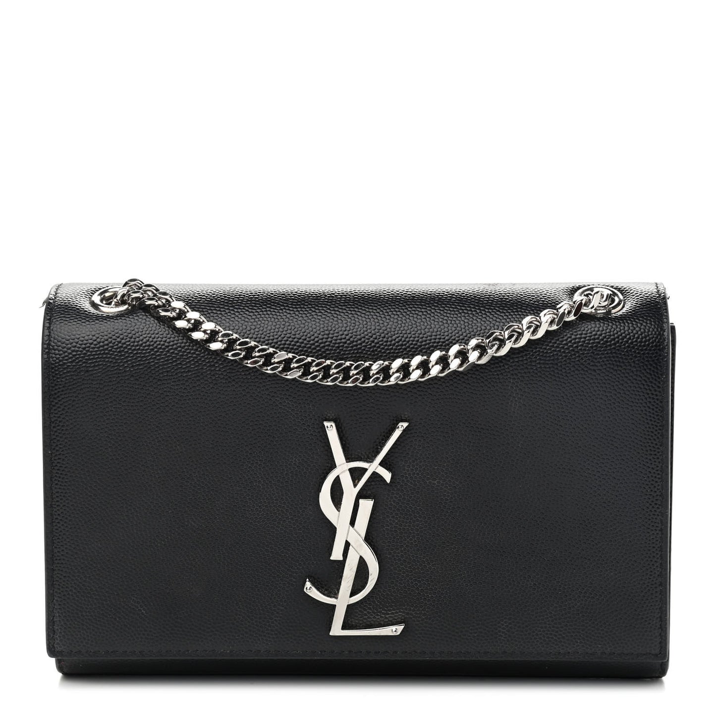 Grain De Poudre Small Monogram Kate Satchel Black