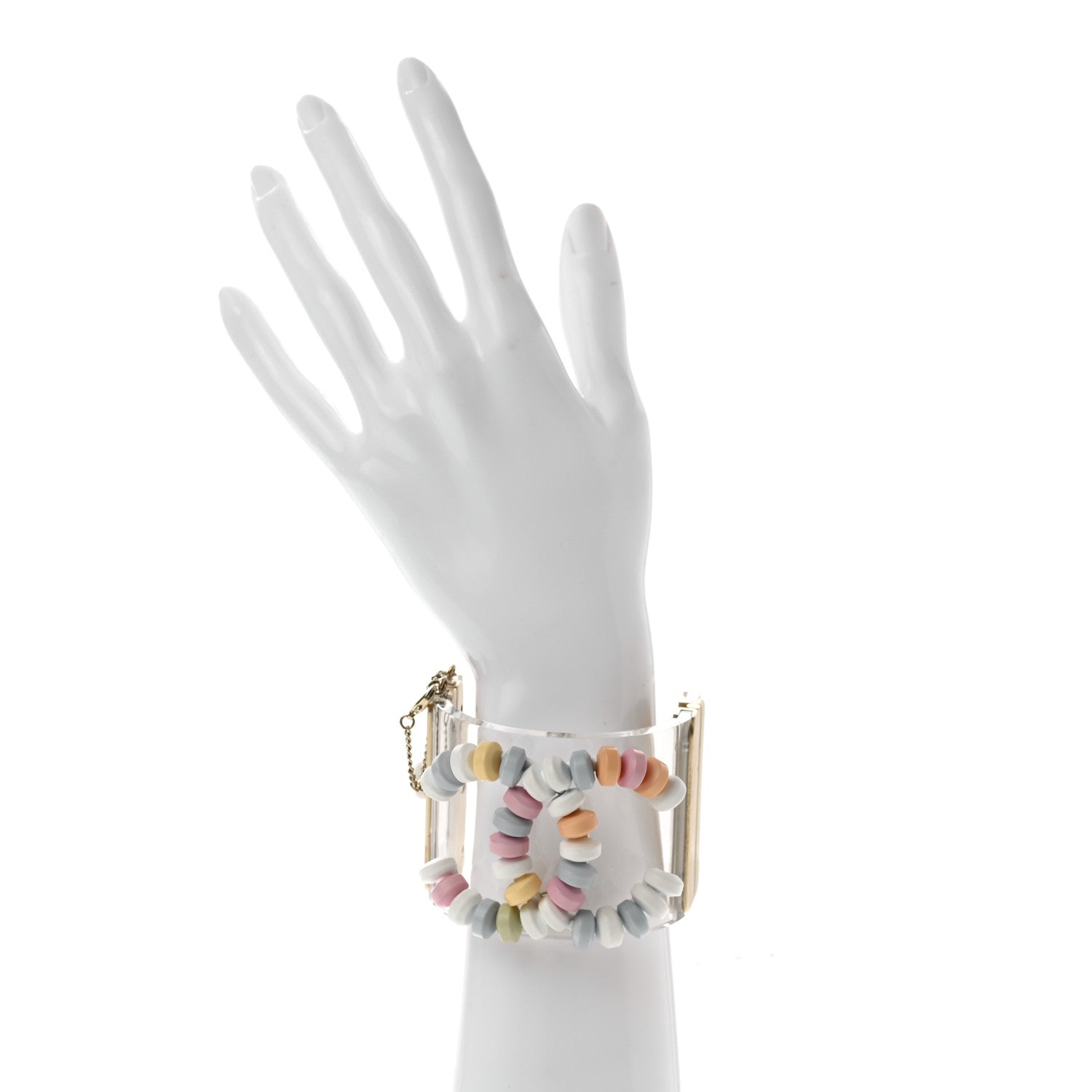 Chanel Lucite CC Sweetie Candy Cuff Multicolor 3 of 6