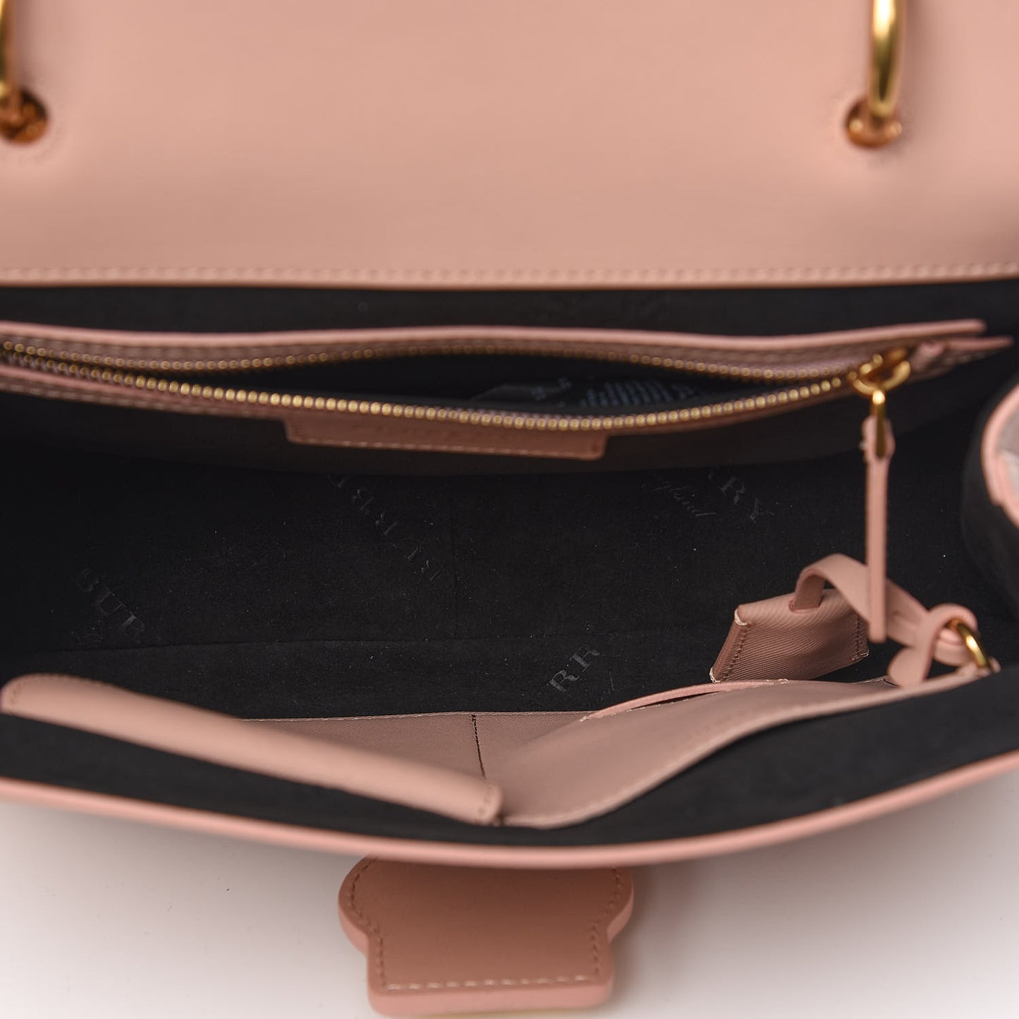 Trench Calfskin Medium DK88 Top Handle Bag Ash Rose