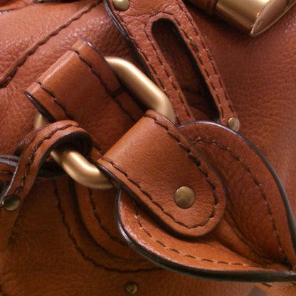 Chloe Leather Paddington Tote Brown 7 of 17