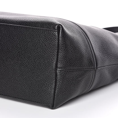 Marc Jacobs Pebbled Calfskin Shopping Tote Black 9 of 10