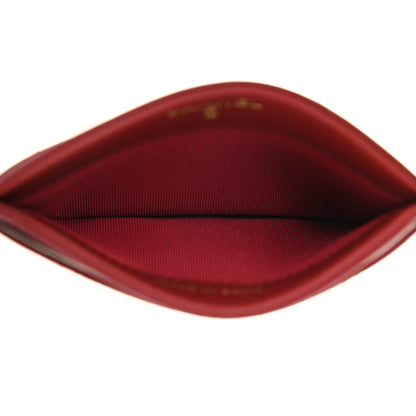 Chanel Aged Calfskin Quilted Reissue Card Holder Red 5 of 11