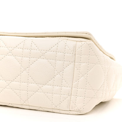 Christian Dior Grained Calfskin Cannage Large Caro Bag Latte 10 of 10
