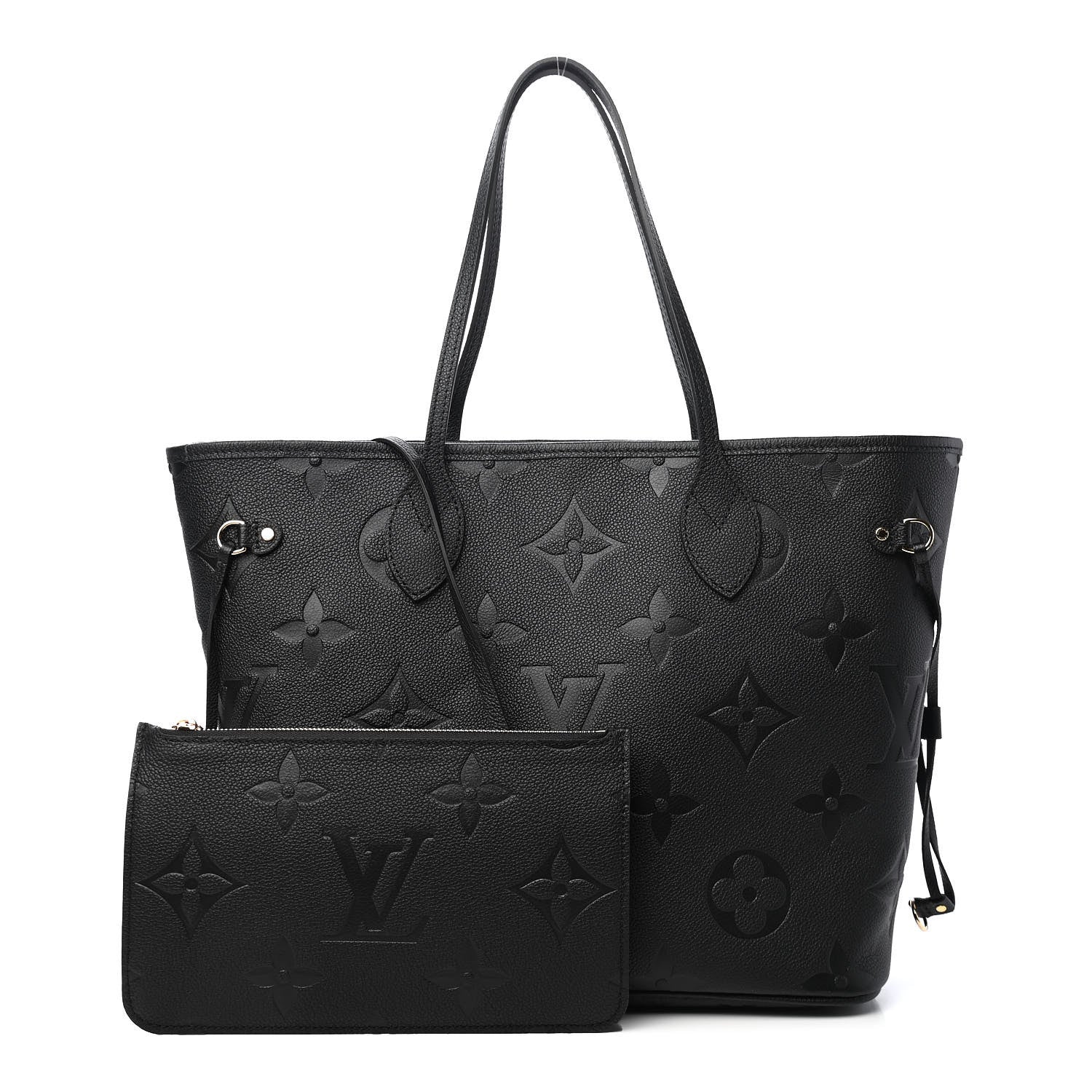 Louis Vuitton Empreinte Monogram Giant Neverfull MM Black 1 of 10