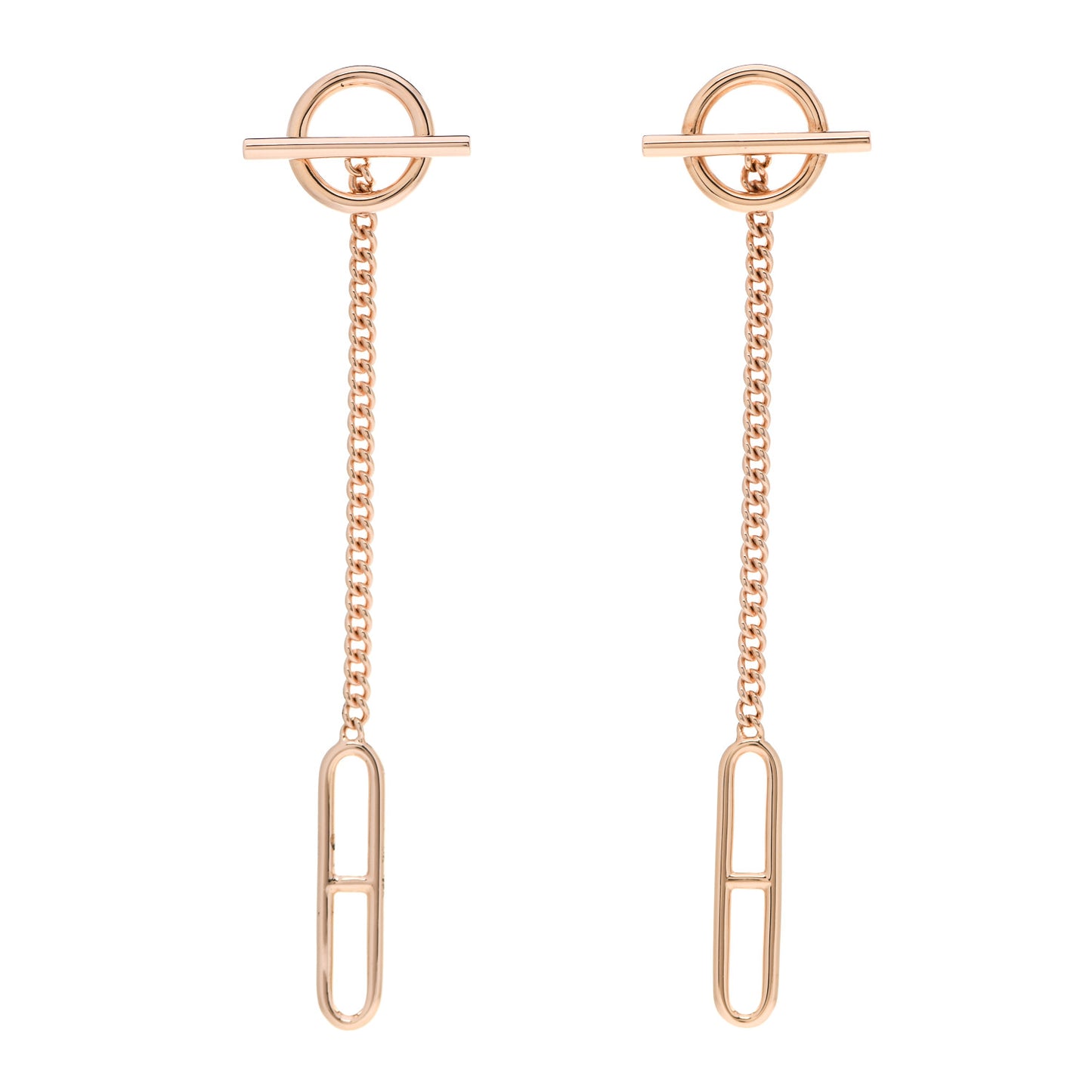 18K Rose Gold Echappee Earrings