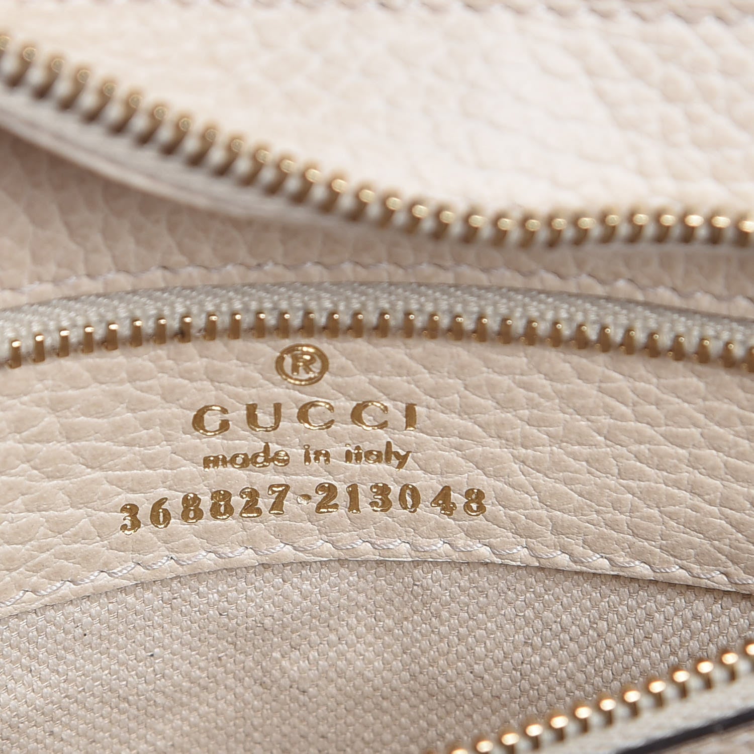 Gucci Dollar Calfskin Mini Swing Top Handle Bag Mystic White 4 of 6