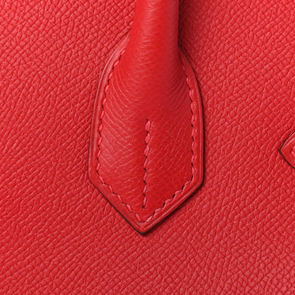 Hermes Epsom Birkin 30 Rouge Casaque 9 of 32