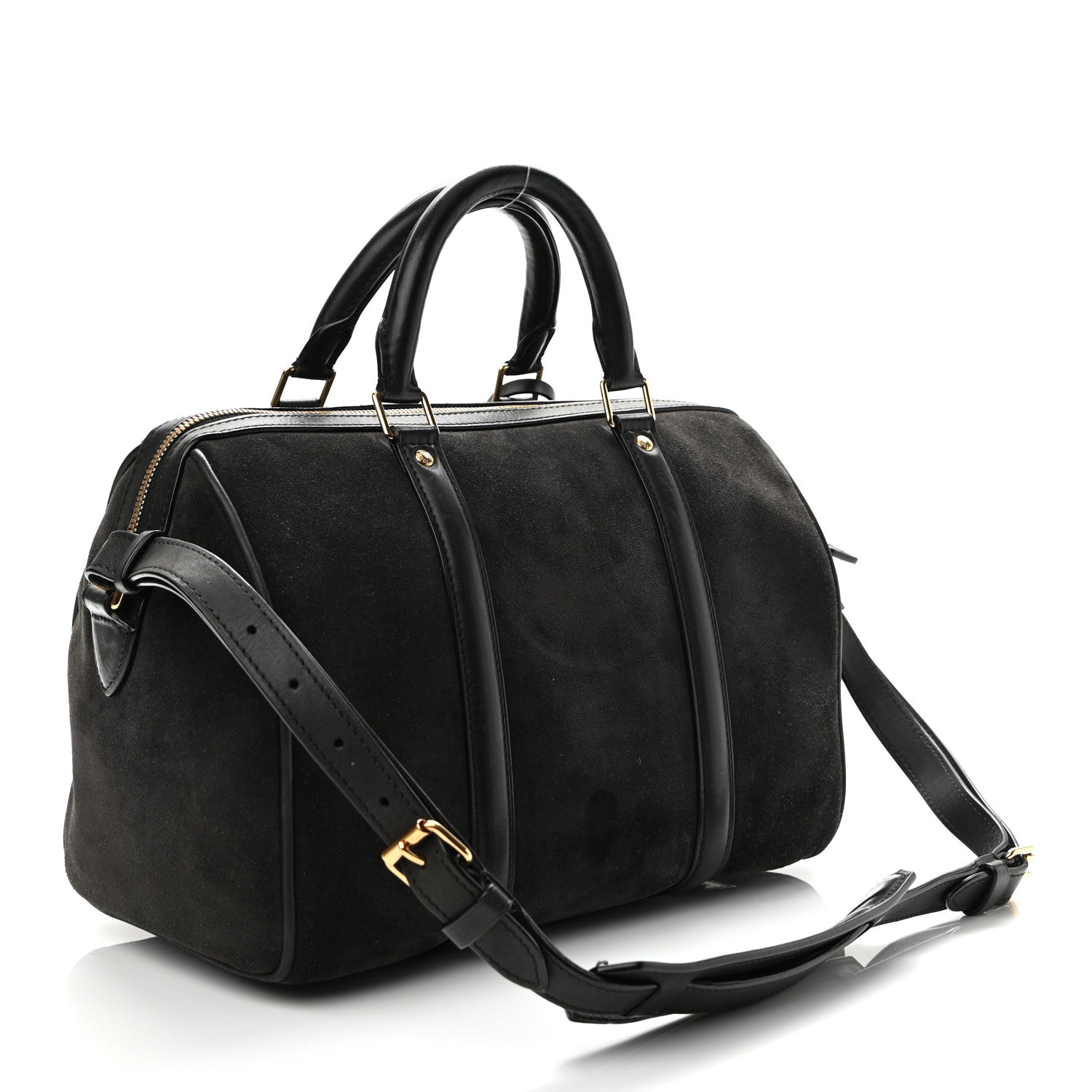 Louis Vuitton Suede Calfskin SC Bag PM Asphalt 3 of 11