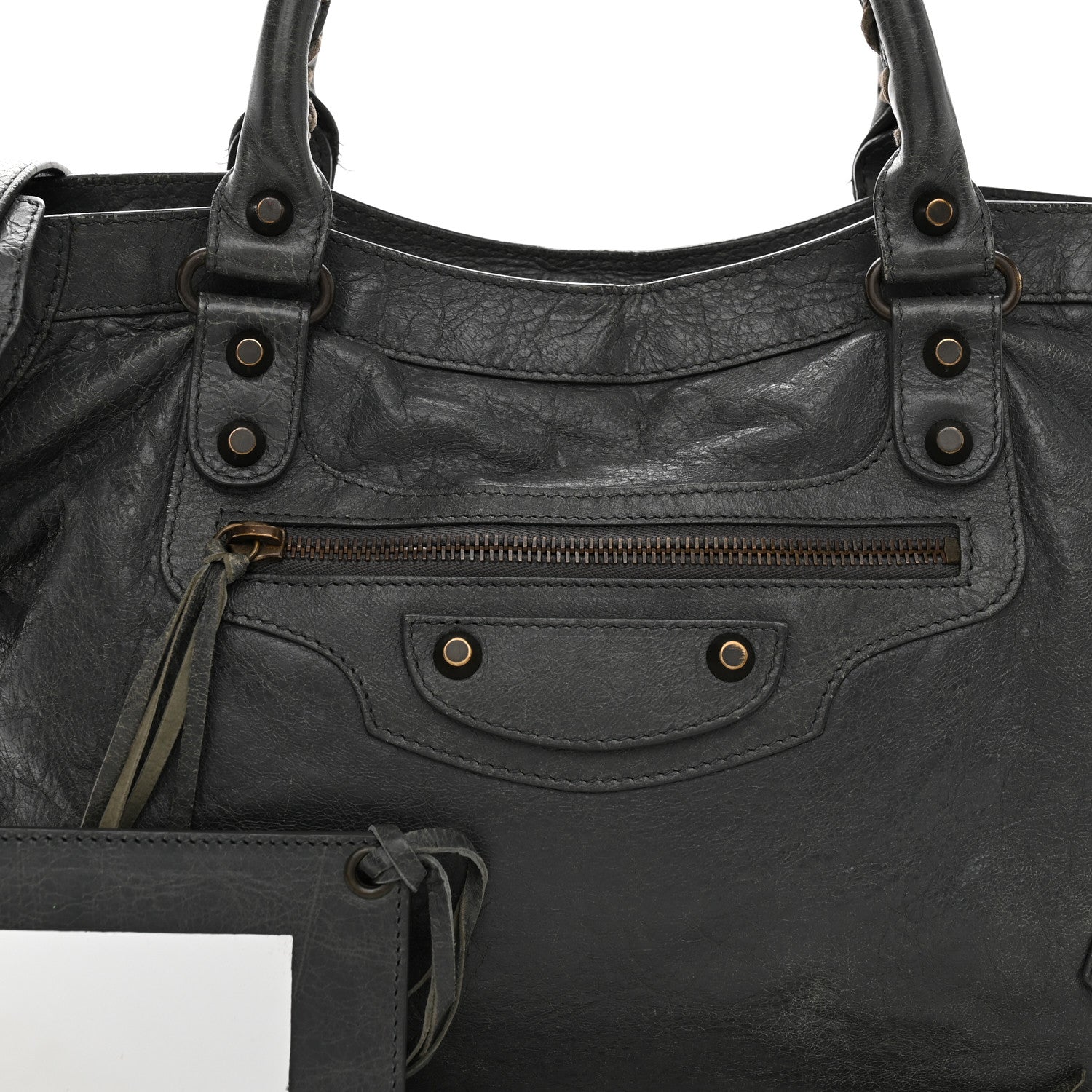 Balenciaga Agneau Classic Hardware City Anthracite 7 of 11